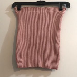 Pink tube top